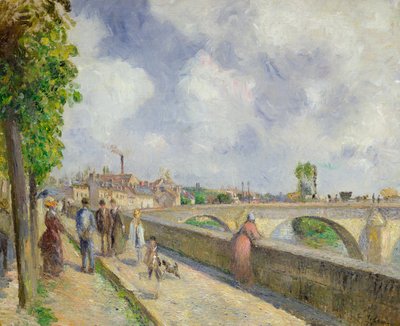 The Bridge at Pontoise by Camille Jacob Pissarro